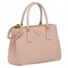 Prada Small Galleria Bag In Pink Saffiano Leather 598