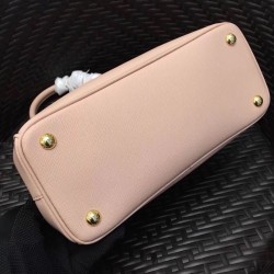 Prada Small Galleria Bag In Pink Saffiano Leather 598