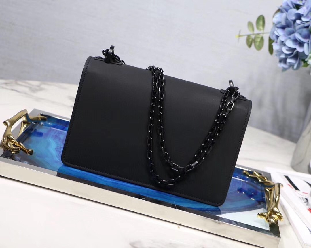 Dior J'Adior Flap Bag In Black Ultra Matte Calfskin 473