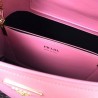 Prada Matinee Mini Bag In Pink Saffiano Leather 687