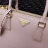 Prada Medium Galleria Bag In Pink Saffiano Leather 907