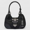 Prada Moon Bag in Black Re-Nylon and Leather 939