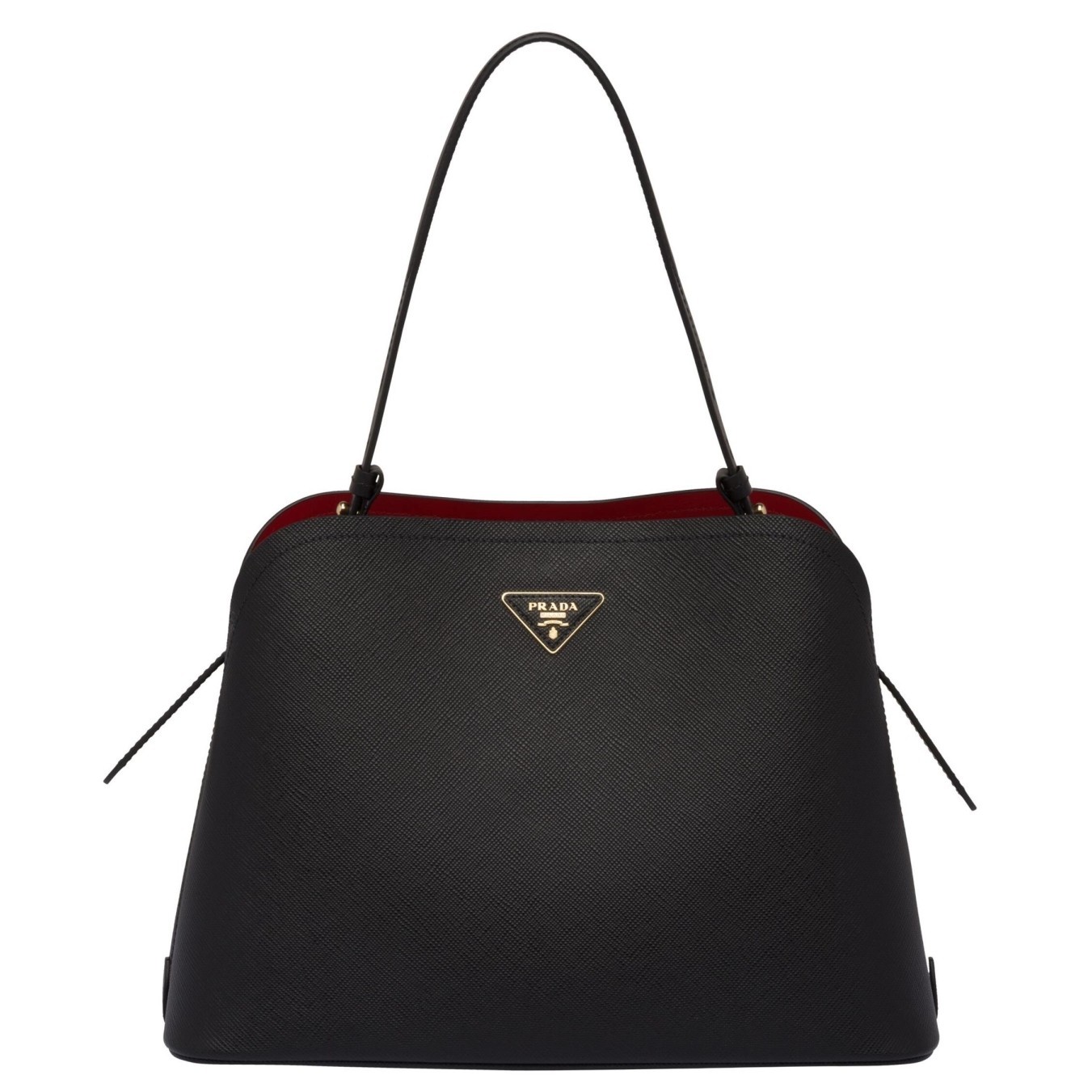 Prada Matinee Tote Bag In Black Saffiano Leather 976