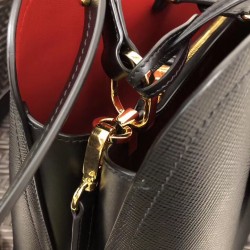 Prada Matinee Tote Bag In Black Saffiano Leather 976