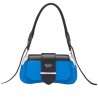 Prada Sidonie Shoulder Bag In Blue/Black Leather 797