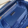 Prada Small Galleria Bag In Bluette Saffiano Leather 423