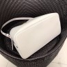 Prada Matinee Tote Bag In White Saffiano Leather 000