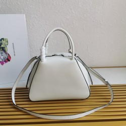 Prada Supernova Small Handbag In White Leather 961
