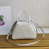 Prada Supernova Small Handbag In White Leather 961