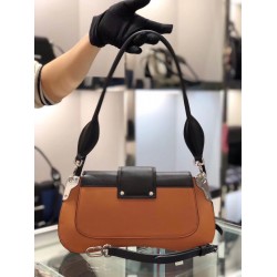 Prada Sidonie Shoulder Bag In Brown/Black Leather 983