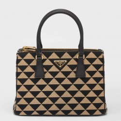 Prada Galleria Small Bag In Jacquard Fabric 493