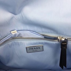 Prada Etiquette Bag In Nylon With Metal Stud Trim 514