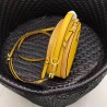 Prada Odette Yellow Saffiano Leather Bag 537