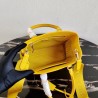 Prada Galleria Micro Bag In Yellow Saffiano Leather 553