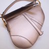Dior Saddle Bag In Champagne Metallic Grained Calfskin 435