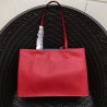 Prada Etiquette Tote Bag In Red Calf Leather 499