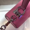 Prada Monochrome Top Handle Bag In Pink Saffiano Leather 127