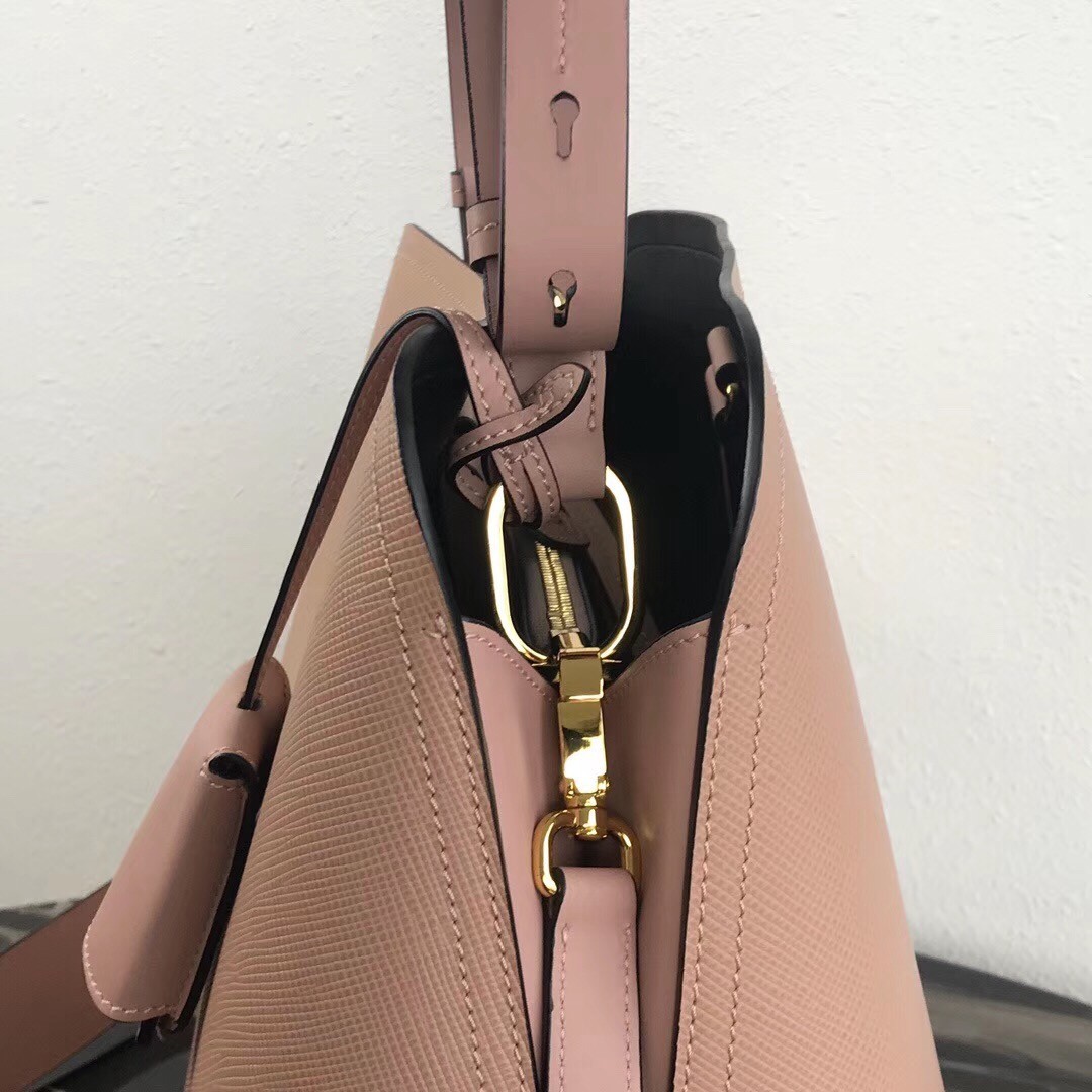 Prada Matinee Tote Bag In Powder Saffiano Leather 164