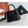 Prada Double Mini Bag In Black Saffiano Leather 570