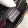 Dior Large Lady Dior Bag In Black Lambskin 676