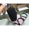 Dior Large Lady Dior Bag In Black Cannage Lambskin 358