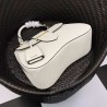 Prada White Large Sidonie Saffiano Leather Bag 391