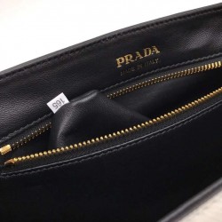 Prada White Large Sidonie Saffiano Leather Bag 391