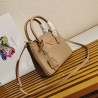 Prada Mini Galleria Bag In Beige Saffiano Leather 670