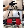 Prada Sidonie Shoulder Bag In Red/Black Leather 746