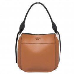 Prada Margit Shoulder Bag In Brown Calfskin 875