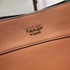 Prada Margit Shoulder Bag In Brown Calfskin 875