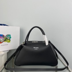 Prada Supernova Medium Handbag In Black Leather 509