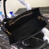 Prada Large Monochrome Bag In Black Saffiano Leather 630