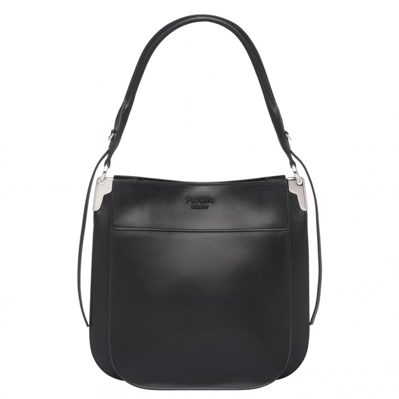 Prada Margit Shoulder Bag In Black Calfskin 588