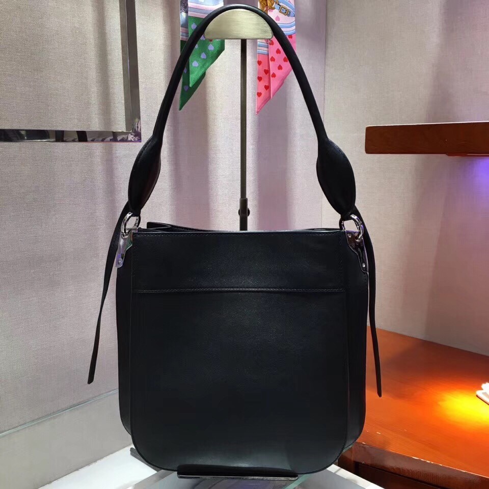 Prada Margit Shoulder Bag In Black Calfskin 588