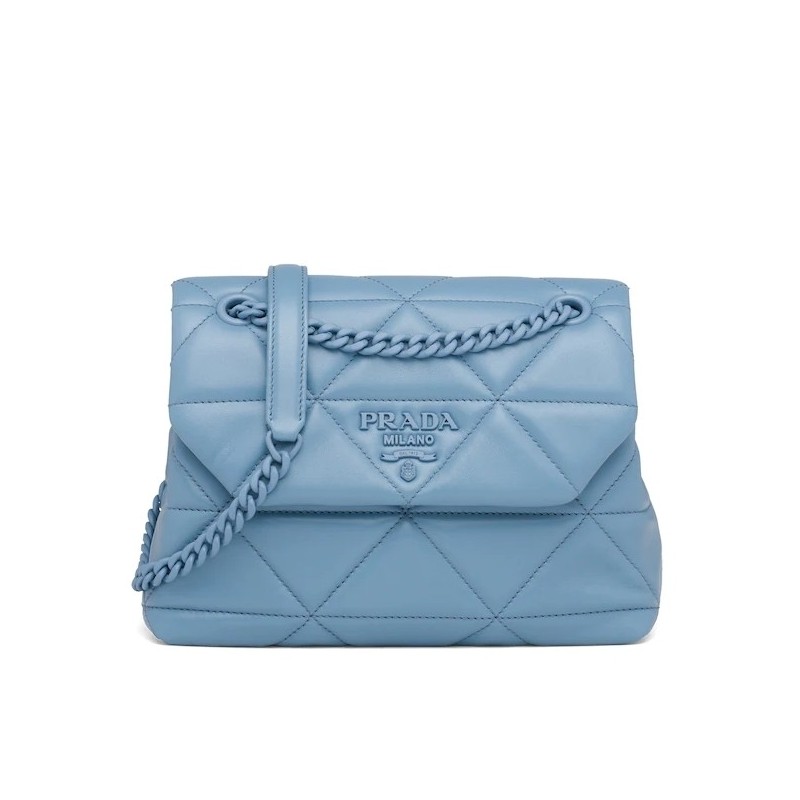 Prada Spectrum Small Bag In Sky Blue Nappa Leather 713