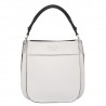 Prada Small Margit Bag In White Calfskin 109