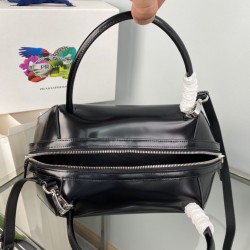 Prada Supernova Medium Handbag In Black Brushed Leather 144