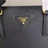 Prada Medium Galleria Bag In Black Saffiano Leather 896