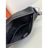 Prada Triangle Shoulder Bag In Black Saffiano Calfskin 667