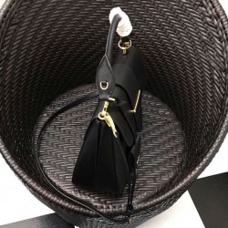 Prada Black Large Sidonie Saffiano Leather Bag 699