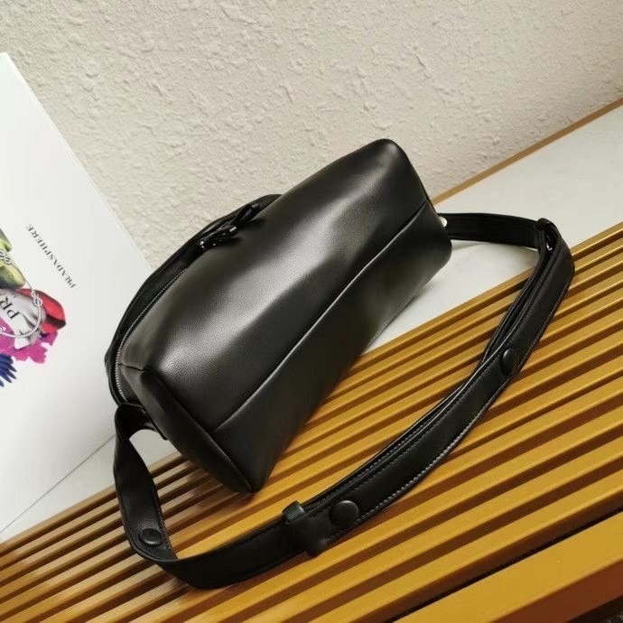 Prada Signaux Bag In Black Padded Nappa Leather  301