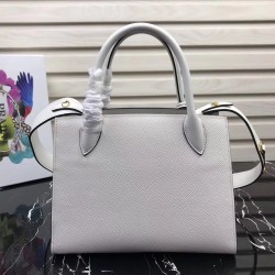 Prada Monochrome Bag In White Saffiano Leather 193