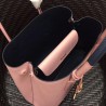 Prada Bicolor Double Medium Pink Saffiano Bag 389