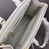 Prada Medium Galleria Bag In White Saffiano Leather 241