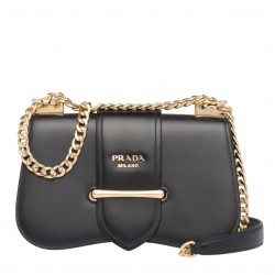 Prada Sidonie Shoulder Bag In Black Calfskin 539