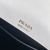 Prada Sidonie Shoulder Bag In White Calfskin 605