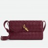 Bottega Veneta Mini Andiamo Cross-Body Bag in Barolo Intrecciato Lambskin 354