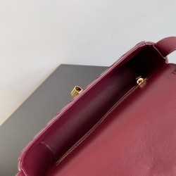 Bottega Veneta Mini Andiamo Cross-Body Bag in Barolo Intrecciato Lambskin 354