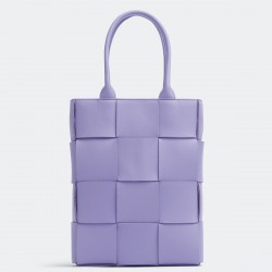 Bottega Veneta Mini Cassette Tote Bag In Wisteria Lambskin 981